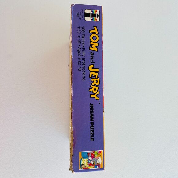 Rainbow Works Tom & Jerry 100pc Jigsaw Puzzle 75913 Vintage 1983 Ages 5-10 B01 - Picture 7 of 11